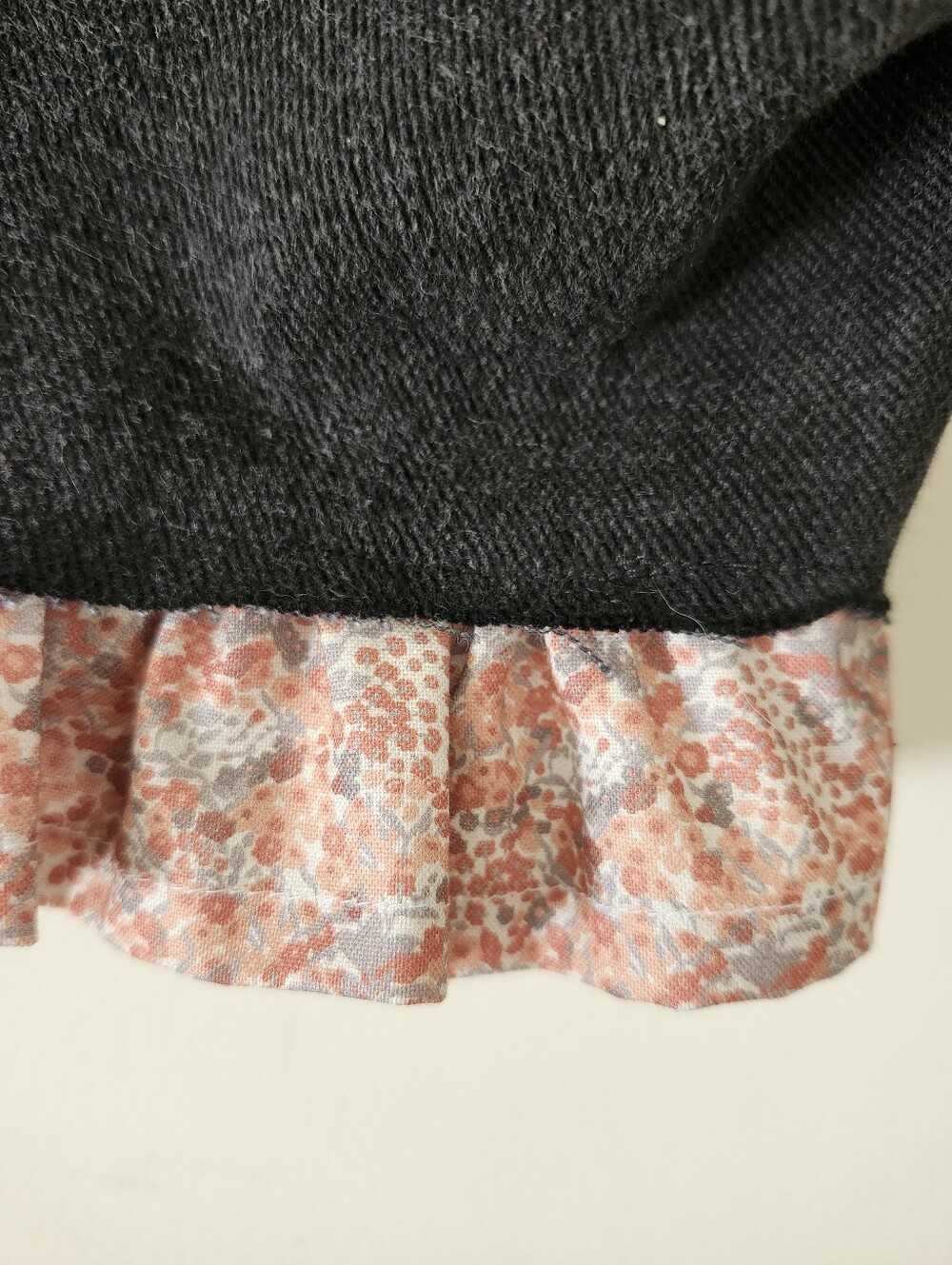 Re Worked Denim Ruffle Shorts - Picture 4 of 7